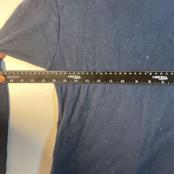 Michigan state university dodger shirt large blue vtg dogers college baby tee - Picture 9 of 11